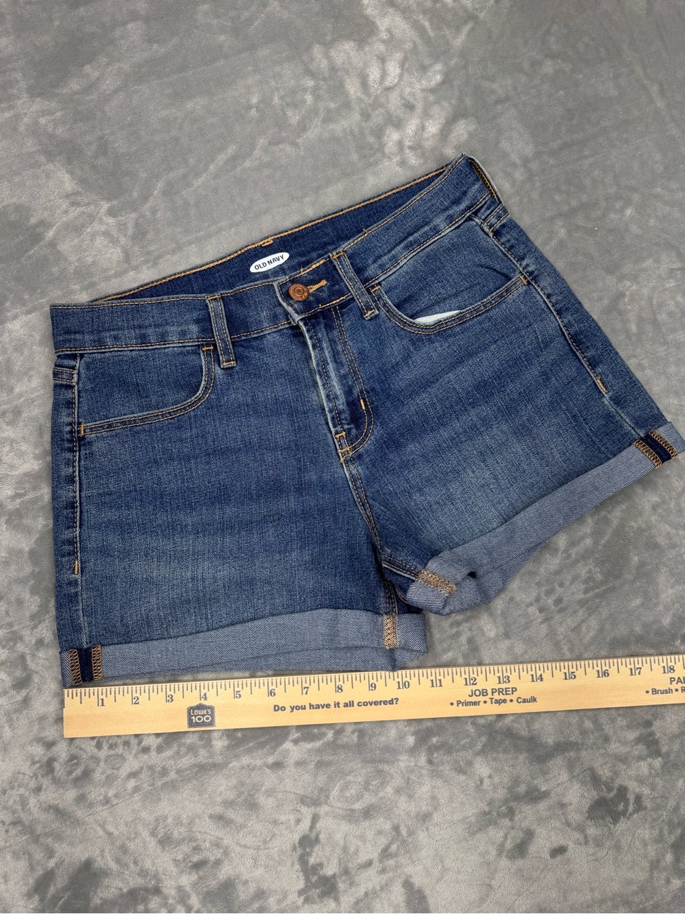 Old Navy Dark Blue Denim Shorts - Picture 9 of 9